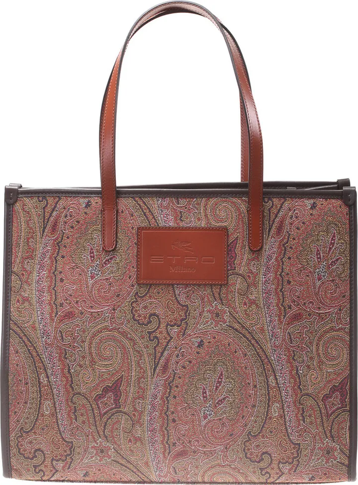 Shopping bag made of jacquard fabric