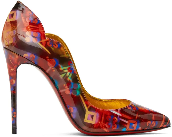 Christian Louboutin Multicolor Hot Chick 100mm Heels