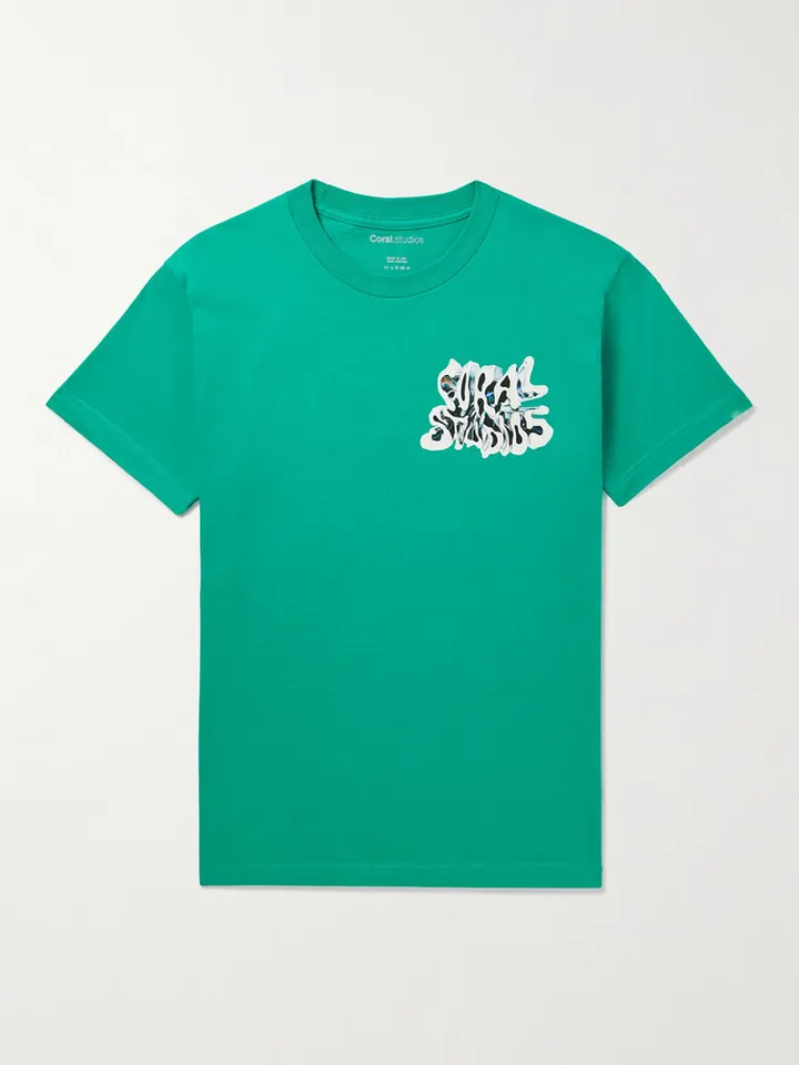 Metal Warp Logo-Print Cotton-Jersey T-Shirt