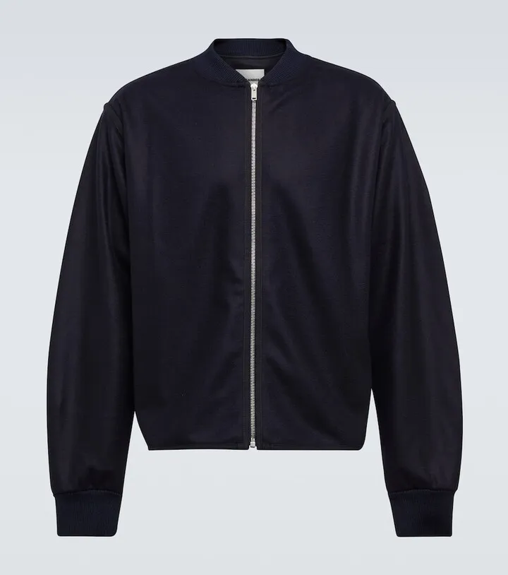Wool bomber jacket