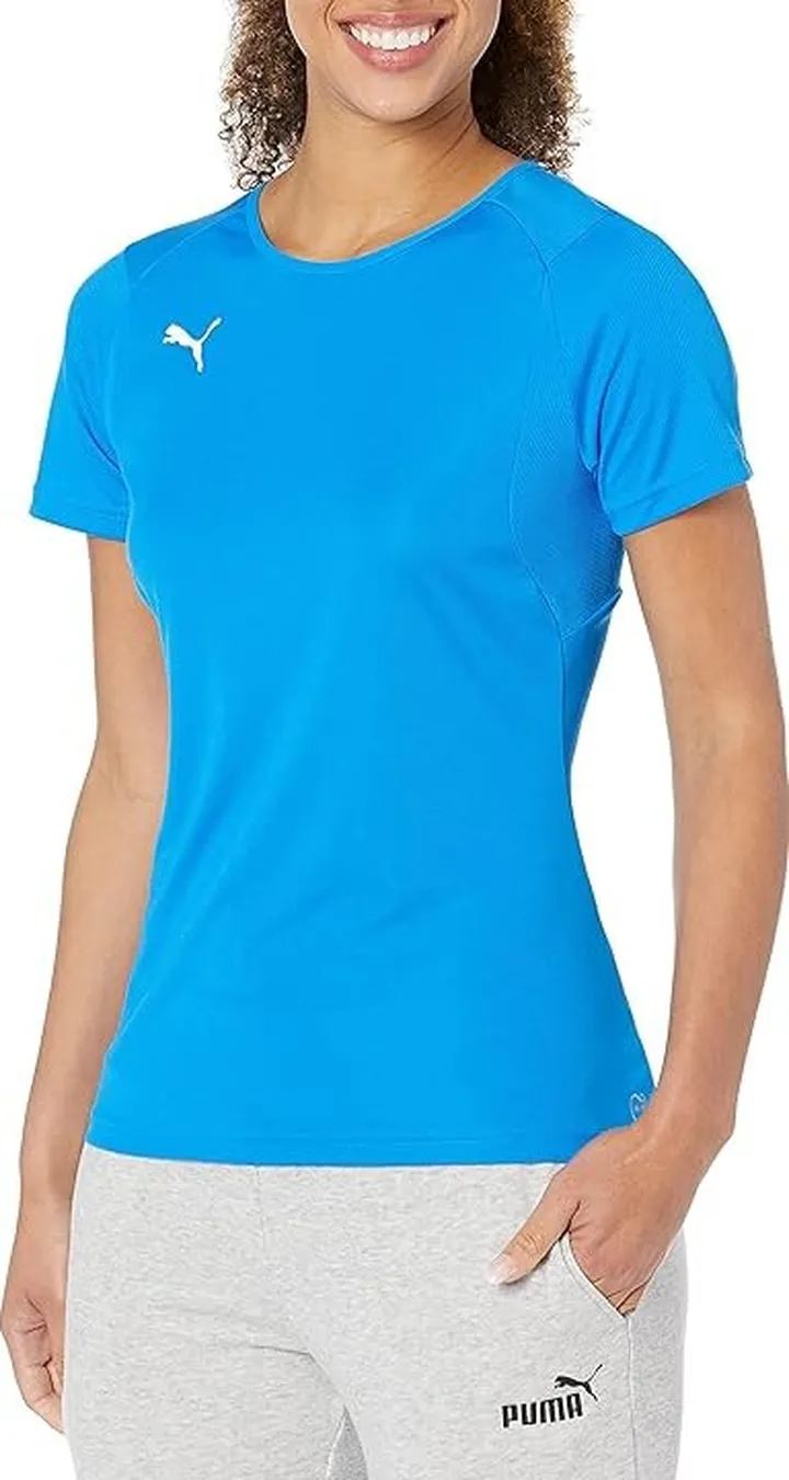 PUMA Women's Liga Training Jersey (Electric Blue Lemonadepuma White) Women's Clothing