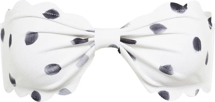 Antibes printed bikini top