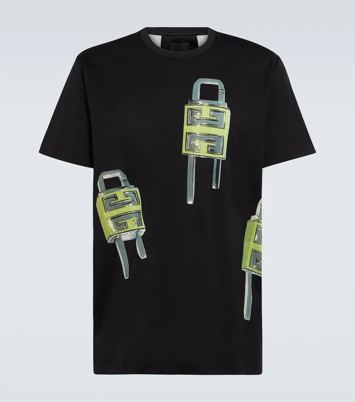 4G Padlock printed cotton T-shirt