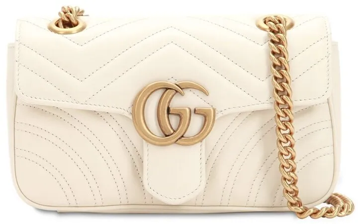 Mini GG Marmont 2.0 leather shoulder bag