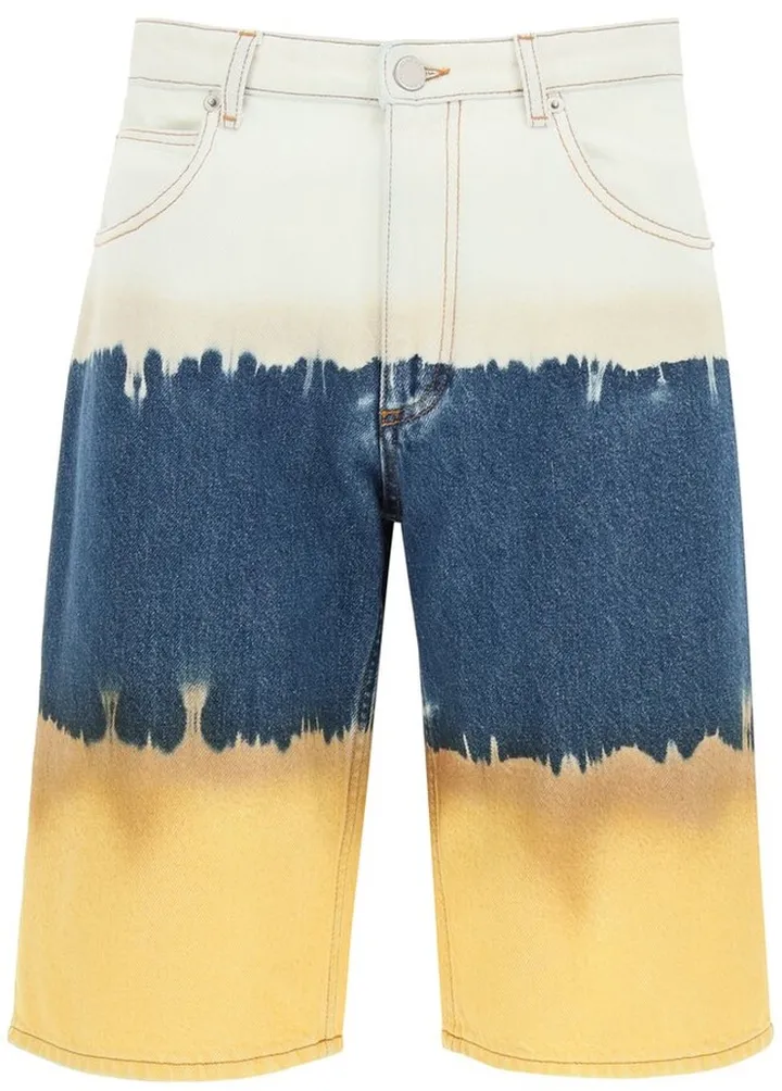 Alberta Ferretti Tie Dye Bermuda Shorts