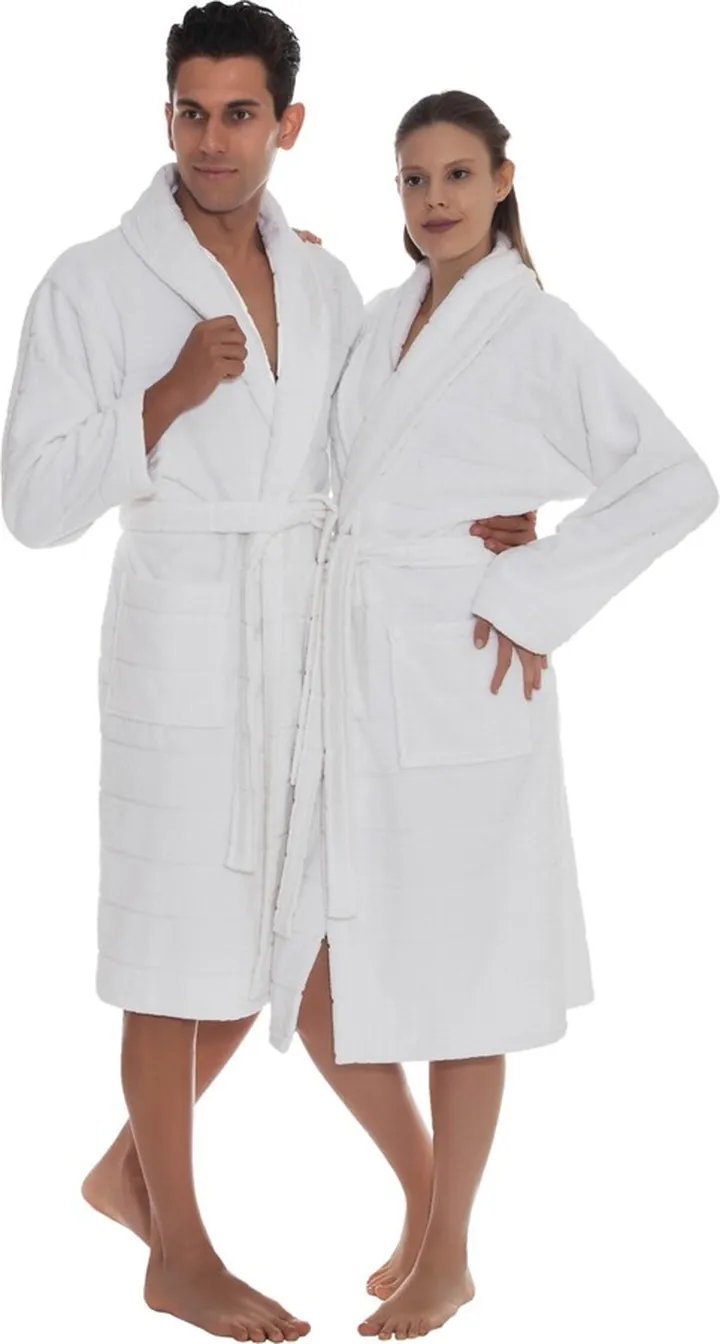 Ozan Premium Home Mirage Unisex Turkish Cotton Bath Robe Bedding