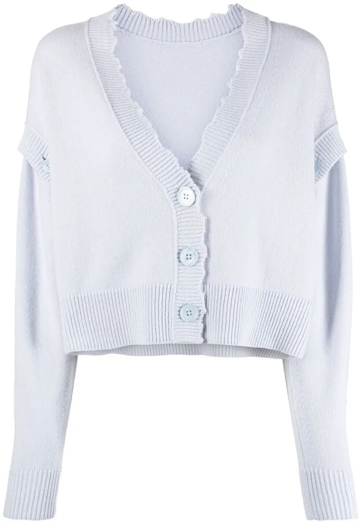 V-neck cardigan