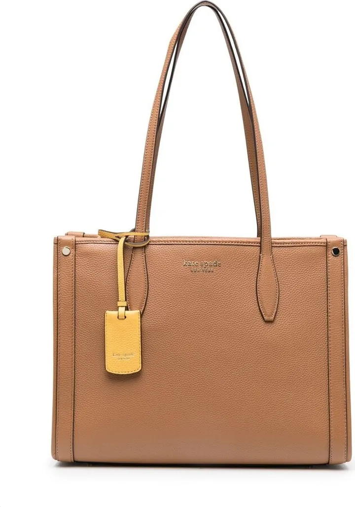 Grained-Leather Tote Bag