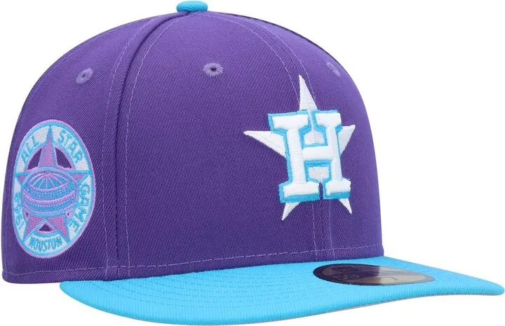 Men's New Era Purple Houston Astros Vice 59FIFTY Fitted Hat
