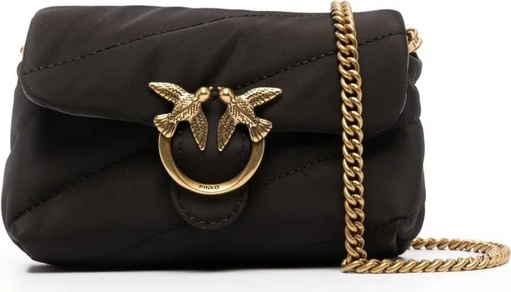Mini Love quilted crossbody bag