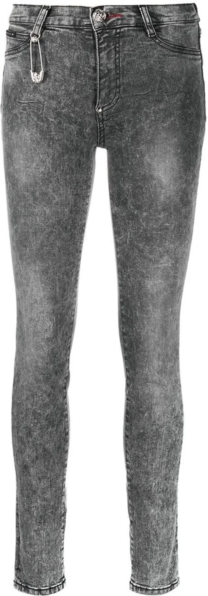 High-Waisted Cotton Jeggings