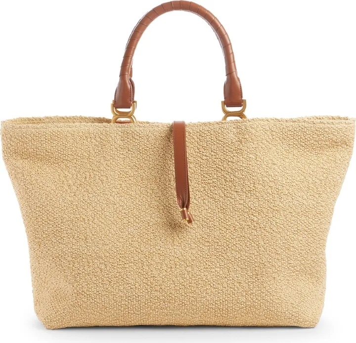 Large Marcie Raffia Tote