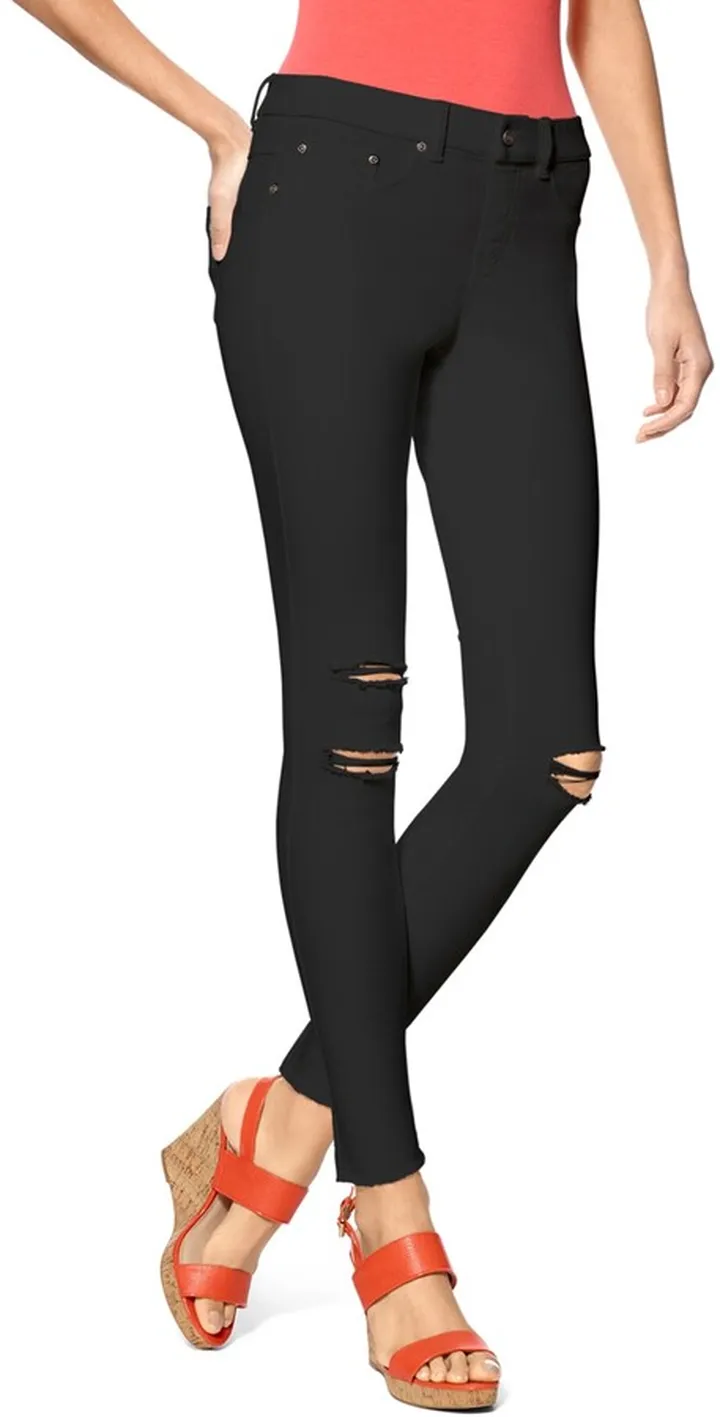 Hue Ripped Denim Leggings