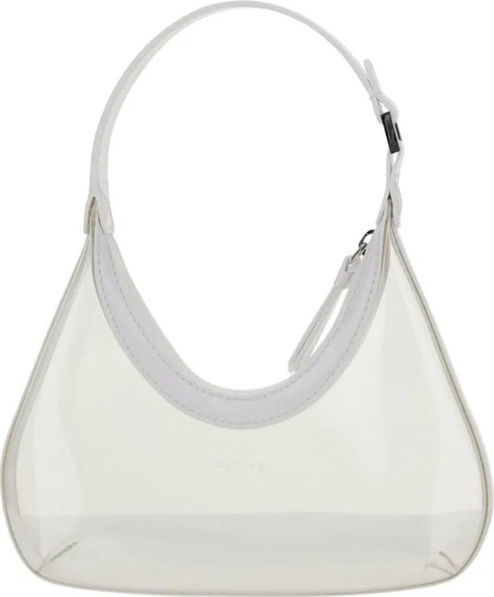 By Far Logo Printed Zipped Shoulder Bag