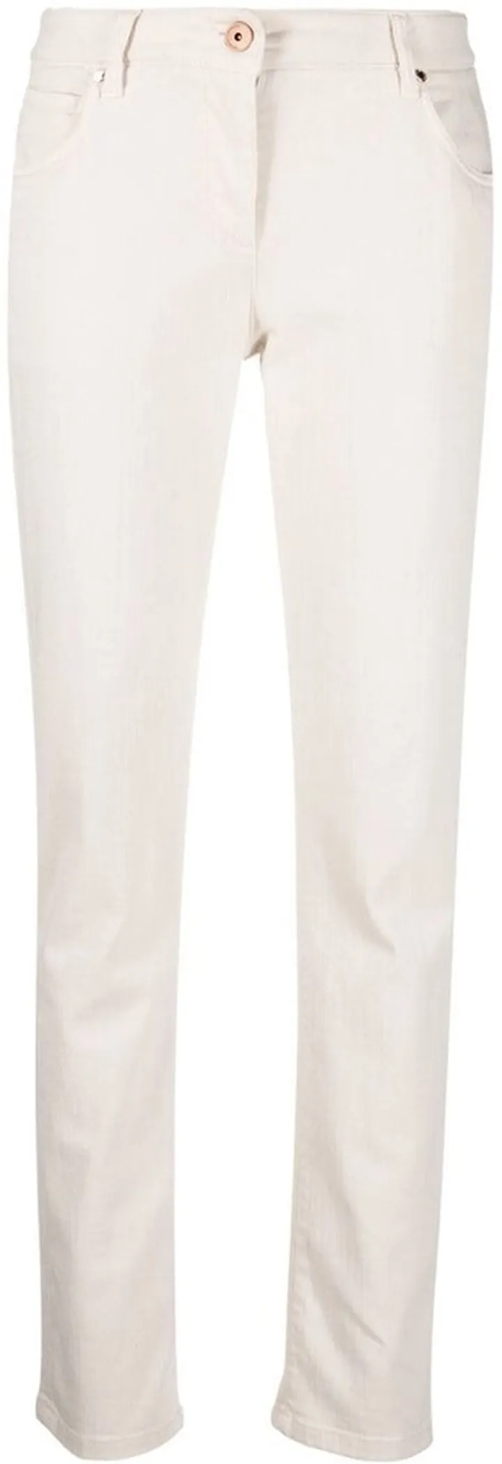 Low Rise Slim-Cut Jeans