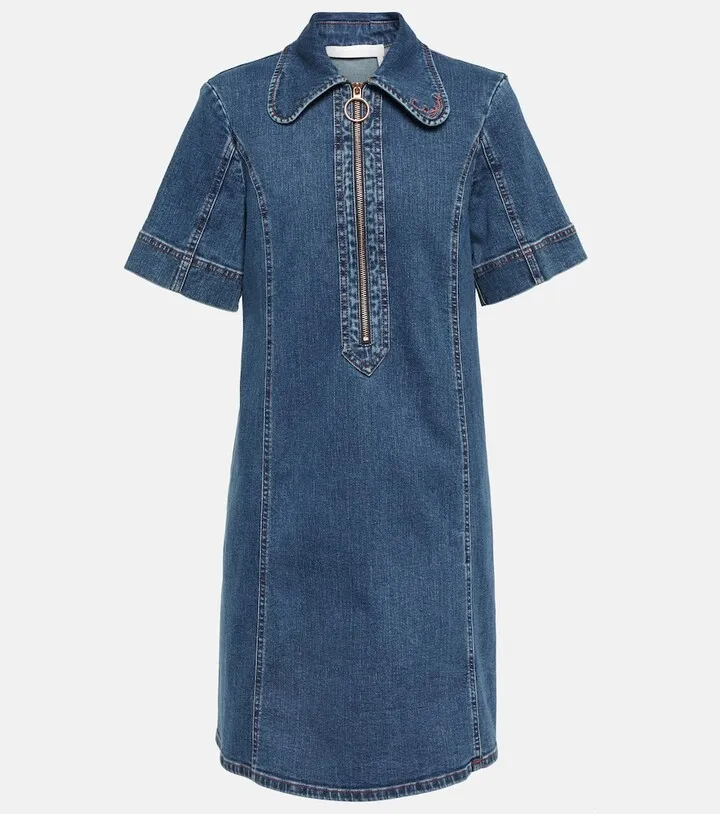 Denim minidress