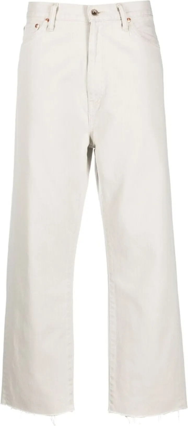 Wide-Leg Cotton Jeans