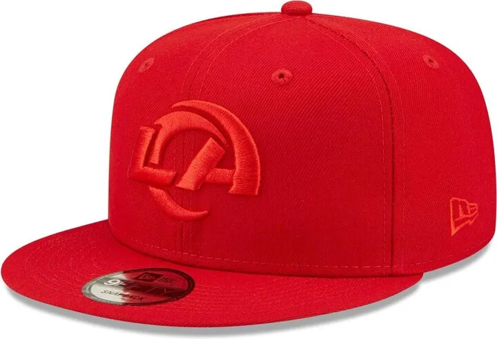 Men's New Era Scarlet Los Angeles Rams Color Pack 9FIFTY Snapback Hat