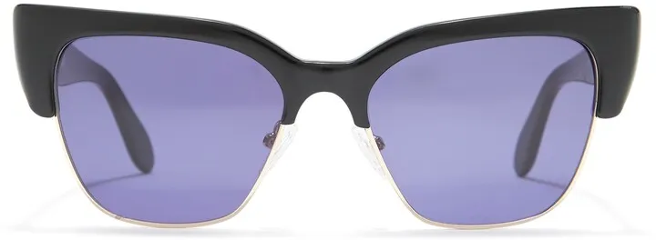 53mm Chunky Pointed Square Combo Sunglasses