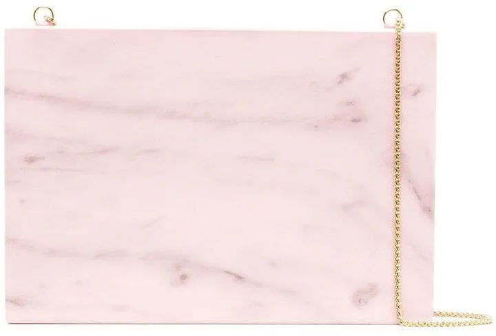 Marbled-Effect Crossbody Bag