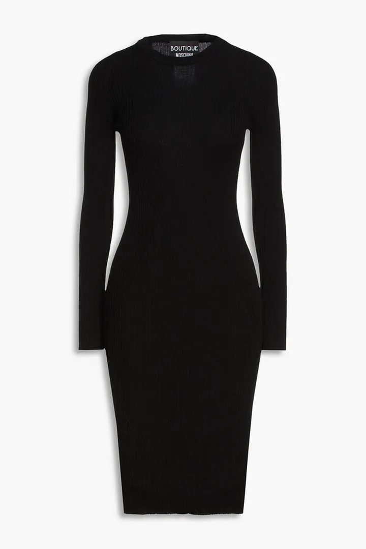 Ribbed wool dress