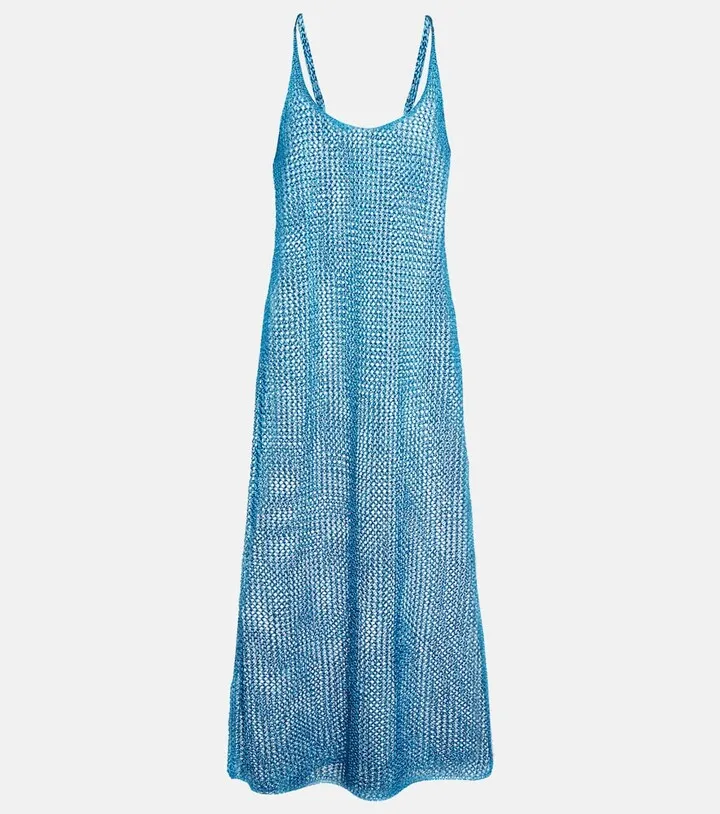 Paul crochet midi dress