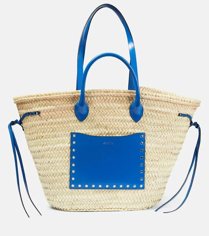 Cadix straw basket bag