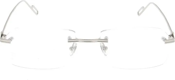 Cartier Rectangle Rimless Glasses