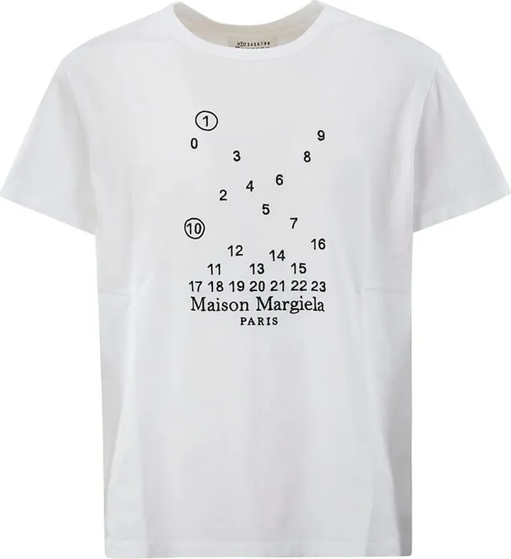 Maison Margiela Graphic-Printed Crewneck T-Shirt