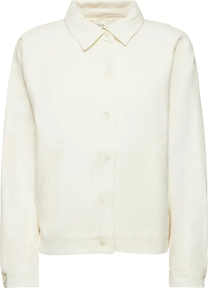 Viscose & wool twill bomber jacket