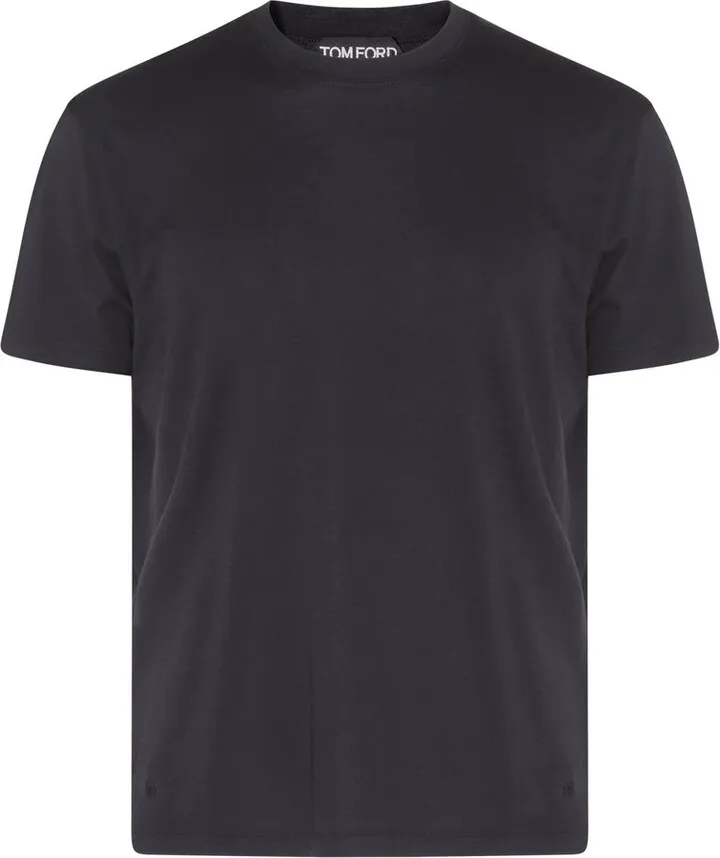 Tom Ford Short Sleeved Straight Hem T-Shirt