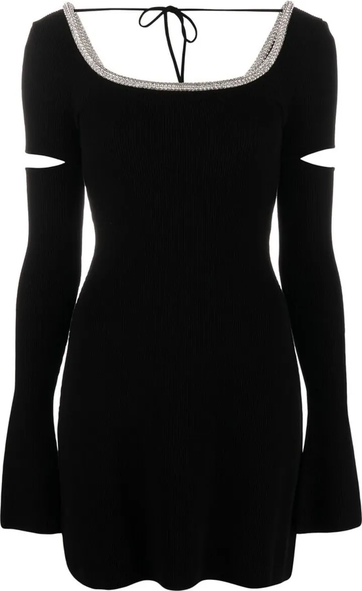 Black Cut-Out Mini Dress