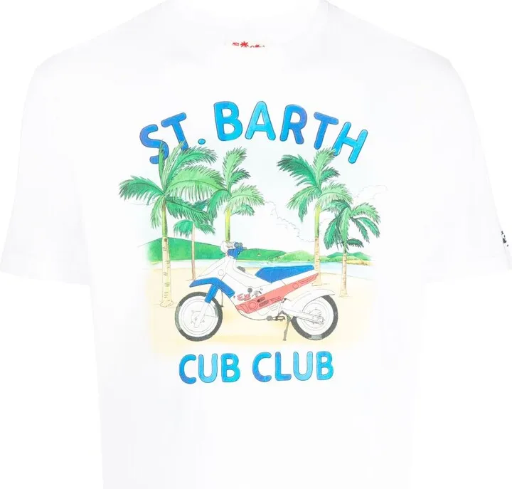 graphic-print cotton T-shirt