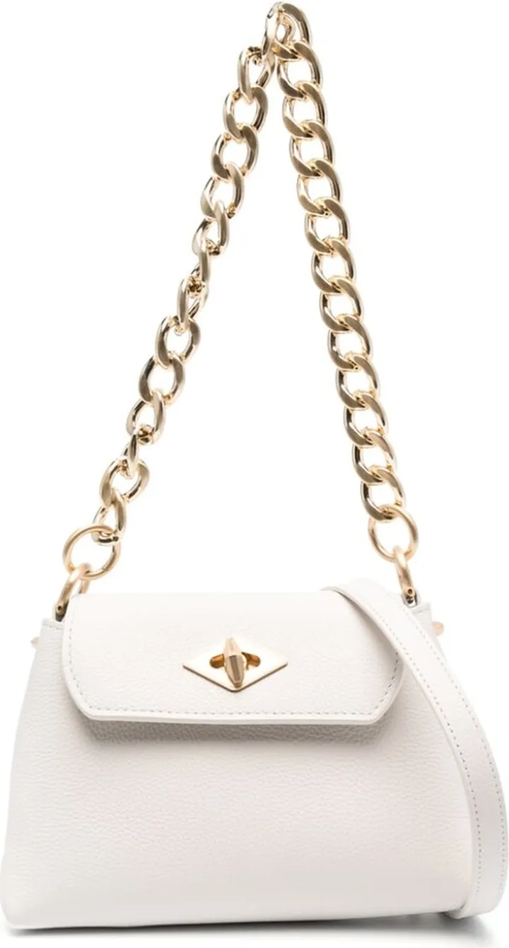 Diamond leather tote bag