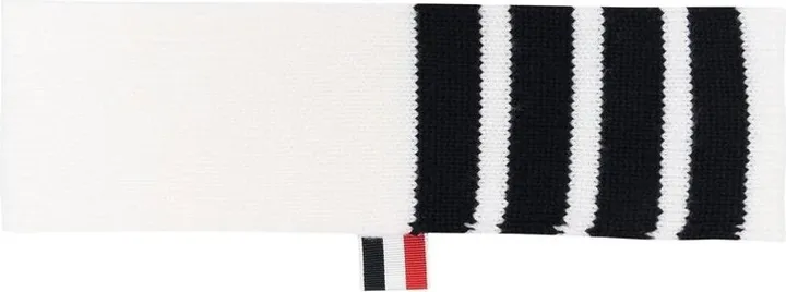 Thom Browne 4-Bar Stripe Headband
