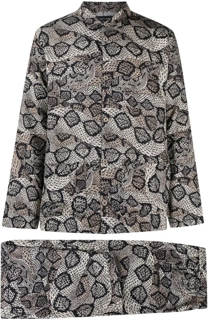 Crotalus linen pajama set