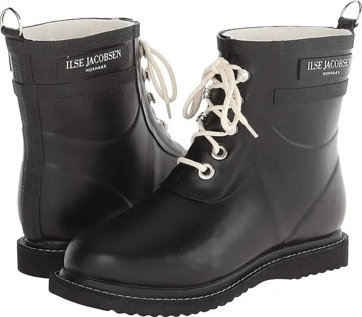 Ilse Jacobsen Rub 2 (Black) Women's Lace-up Boots
