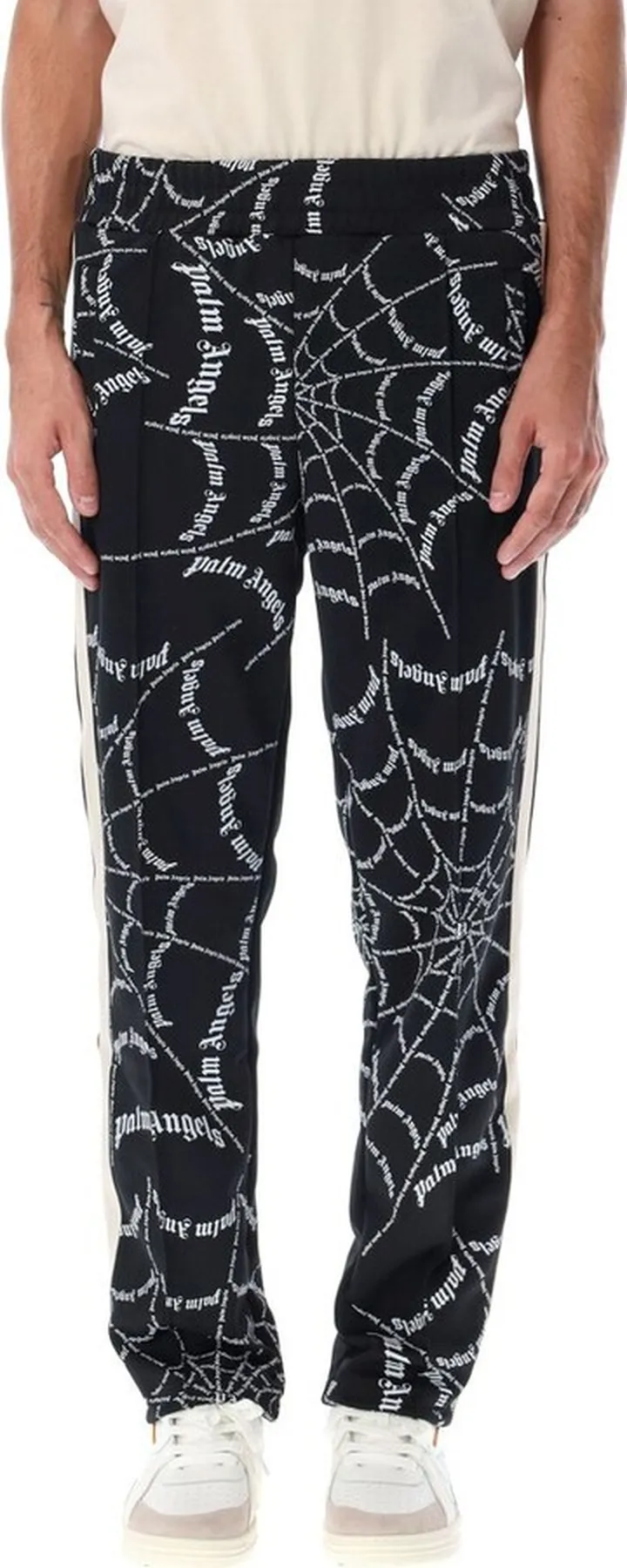 Palm Angels Spider Web Printed Track Pants