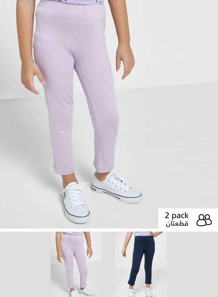 Girls 2 Pack Leggings