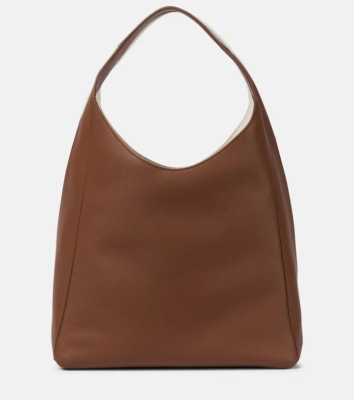 Leather shoulder bag