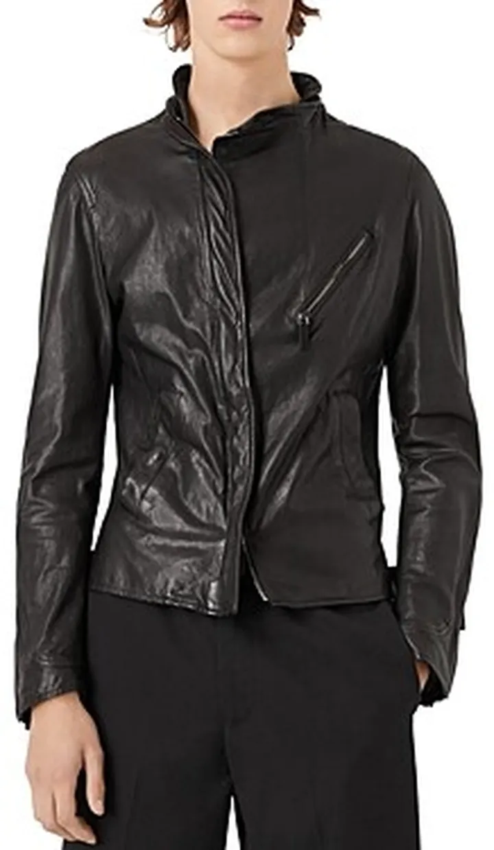 Emporio Armani Leather Blouson Jacket