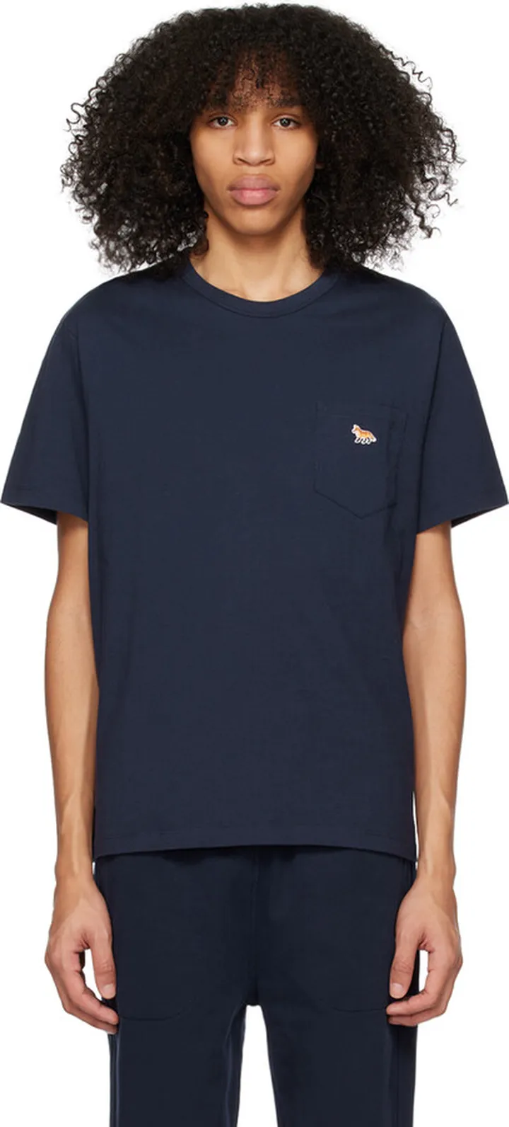 Maison Kitsuné Navy Baby Fox T-Shirt
