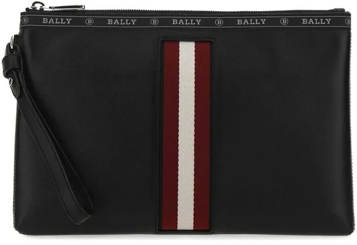 Bally Tape Detailed Hartland Clutch Bag