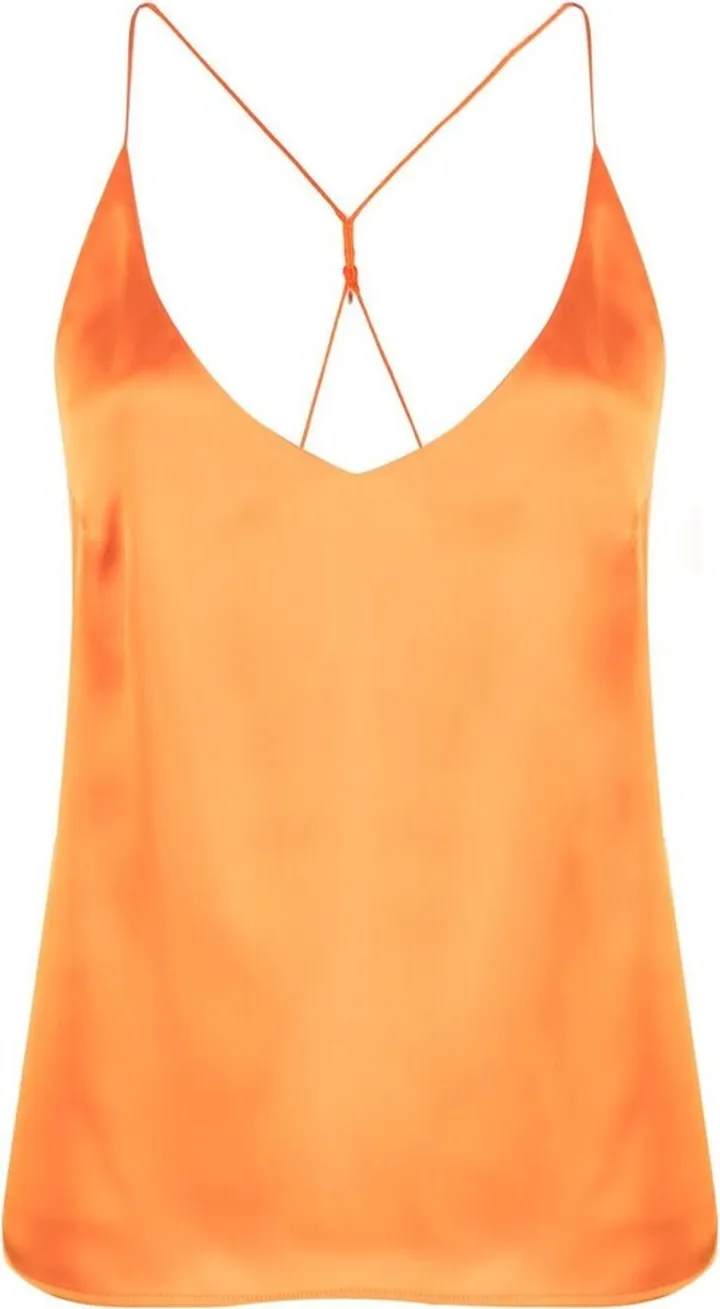 Spaghetti-Strap Satin Camisole
