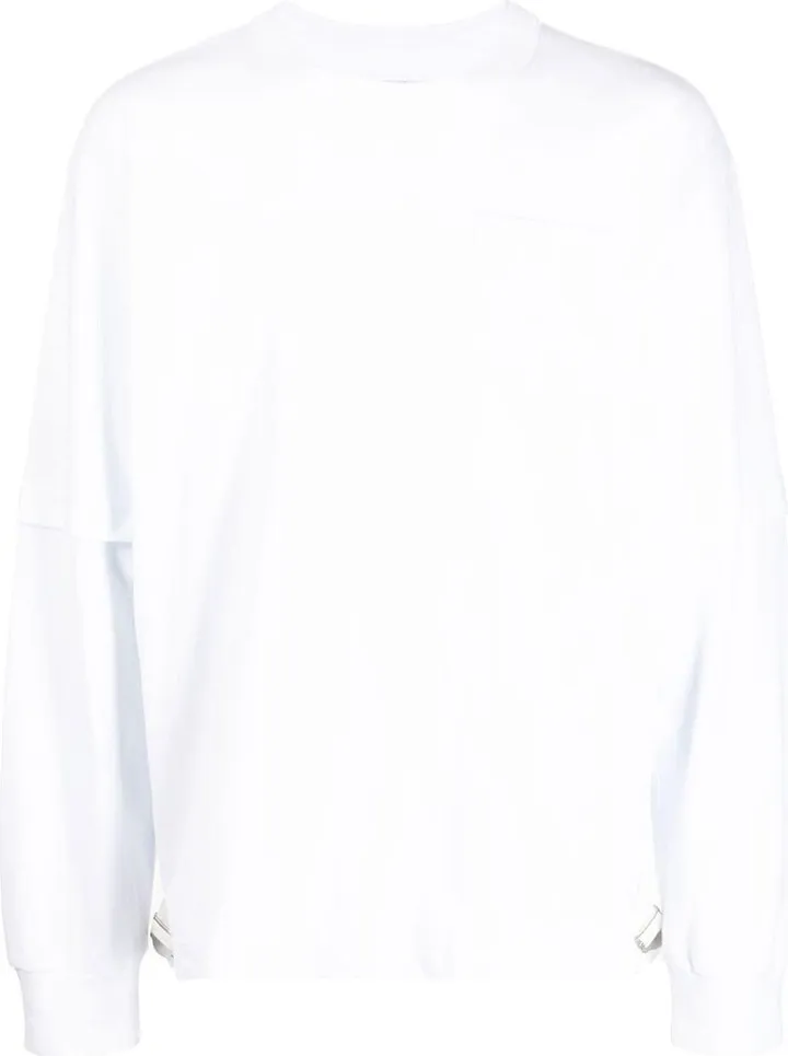double-layer long-sleeve cotton T-shirt