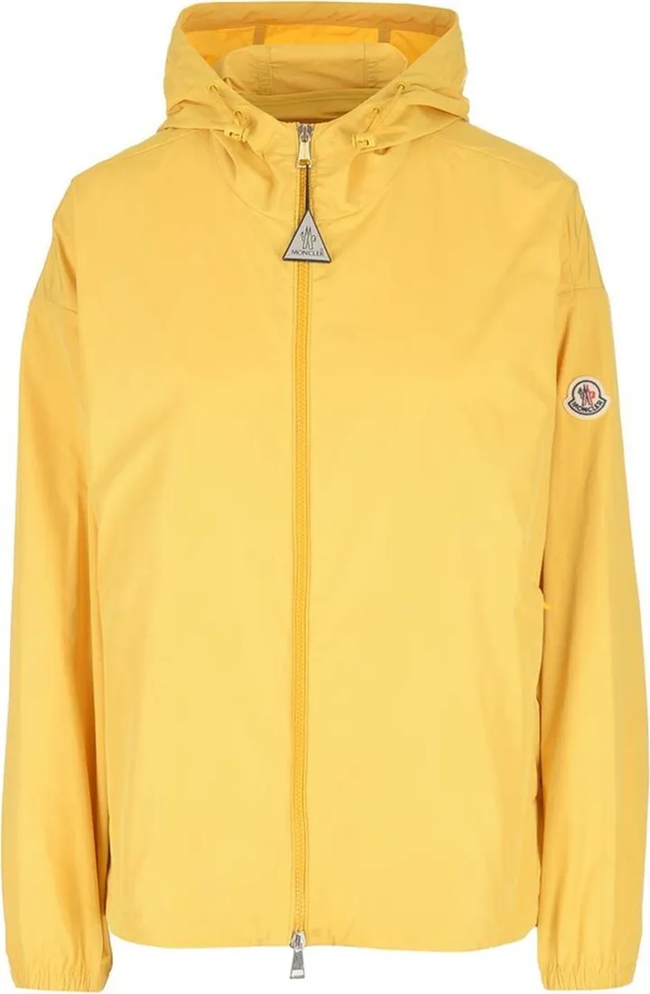 Moncler Logo Patch Long-Sleeved Jacket