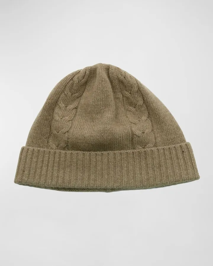 Men's Cable-Knit Beanie Hat