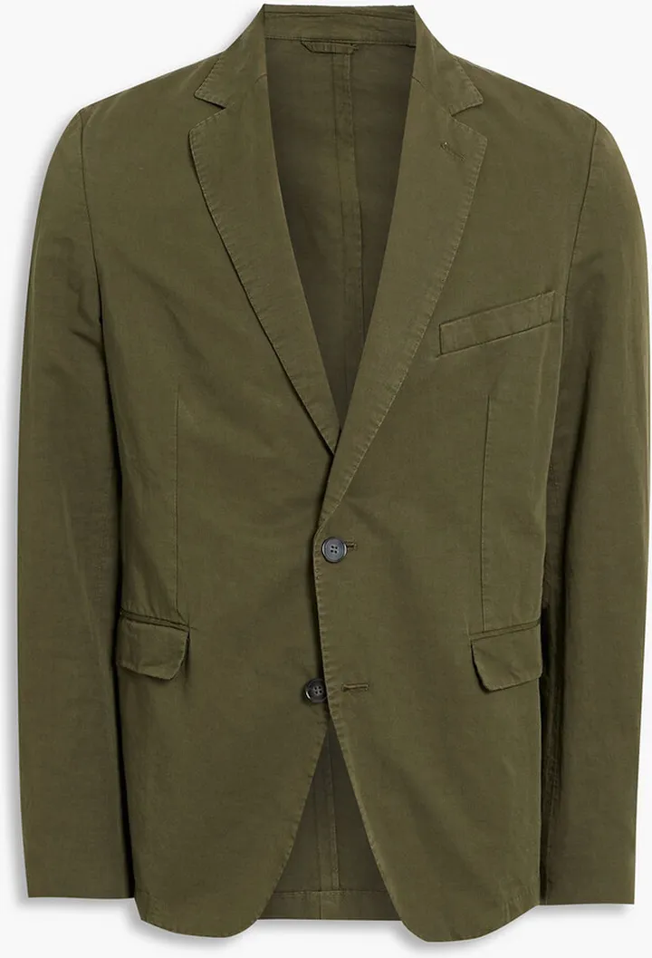 375 Cotton And Linen-Blend Blazer