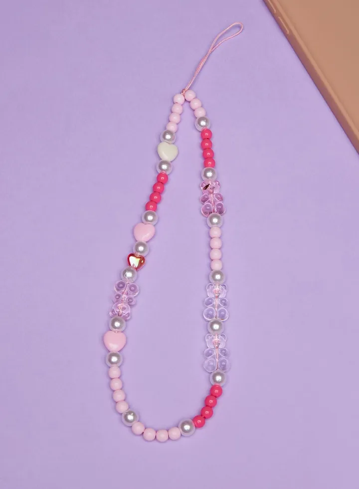 Pink Vibes Phone Strap