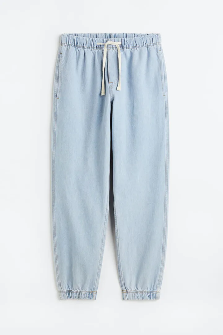 Relaxed Denim Joggers